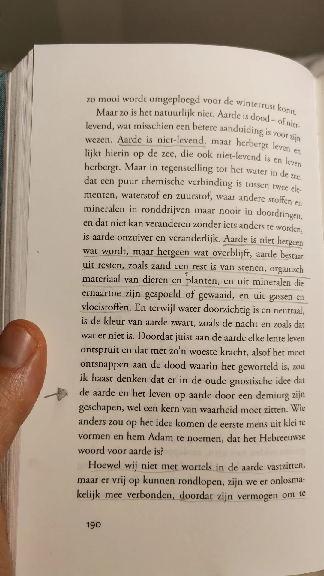 Aarde is niet-levend